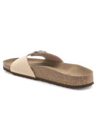 Klapki Birkenstock Madrid Bfbc 1020504 różowe. Kolor: różowy. Materiał: mikrofibra, skóra, nubuk, materiał, syntetyk. Wzór: motyw zwierzęcy