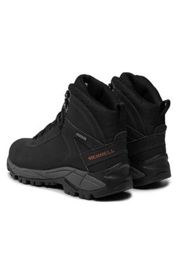 Merrell Trekkingi Vego Mid Ltr Wp J311538C Czarny. Kolor: czarny. Materiał: skóra, nubuk. Sport: turystyka piesza