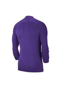 Nike - Bluza Męska Park DriFIT Base Layer Top. Kolor: fioletowy. Sport: turystyka piesza