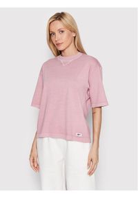 Reebok T-Shirt Boxy HK6950 Różowy Relaxed Fit. Kolor: różowy. Materiał: bawełna #1