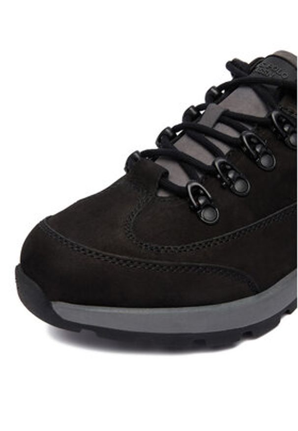 U.S. Polo Assn. Sneakersy EO-VENTUR002M/EL1 Czarny. Kolor: czarny. Materiał: zamsz, skóra