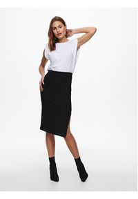 only - ONLY Spódnica ołówkowa 15233600 Czarny Slim Fit. Kolor: czarny. Materiał: syntetyk #6