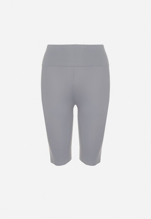 Born2be - Jasnoniebieskie Casualowe Szorty Typu Kolarki Lidessa. Okazja: na co dzień. Kolor: niebieski. Materiał: materiał. Sezon: lato. Styl: casual