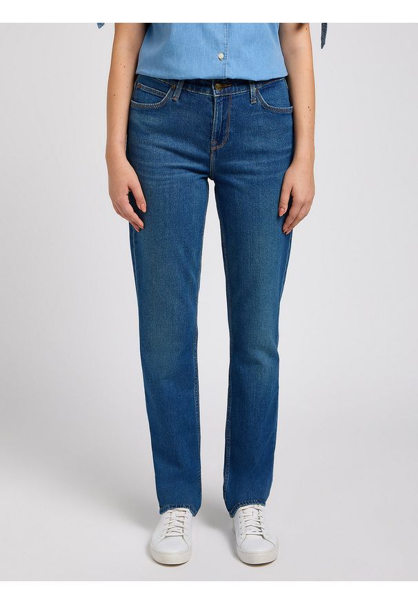 Lee - DAMSKIE SPODNIE LEE MARION STRAIGHT SUNKEN WATERFALL 112351240