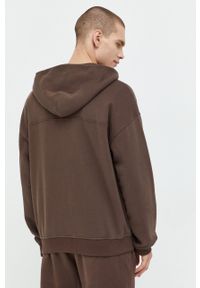 Abercrombie & Fitch bluza męska kolor brązowy z kapturem gładka. Typ kołnierza: kaptur. Kolor: brązowy. Materiał: dzianina. Wzór: gładki #3