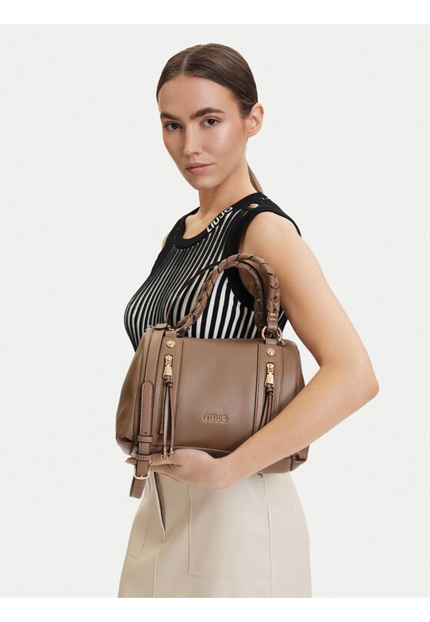 Liu Jo Torebka AA6040 E1120 Brązowy. Kolor: brązowy. Materiał: skórzane