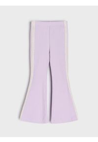 Sinsay - Spodnie dzwony - fioletowy. Kolor: fioletowy #1