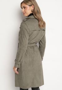 Born2be - Zielony Płaszcz Viviroe. Kolor: zielony. Długość rękawa: długi rękaw. Długość: długie. Styl: elegancki #5