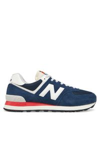 New Balance Sneakersy U574VPN Granatowy. Kolor: niebieski. Materiał: zamsz, skóra. Model: New Balance 574