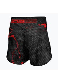 OCTAGON - Spodenki treningowe męskie Octagon Marble Camo MMA. Kolor: czarny