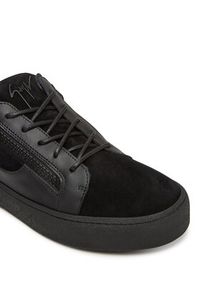 Giuseppe Zanotti Sneakersy RU40037/001 Czarny. Kolor: czarny. Materiał: skóra, zamsz #6