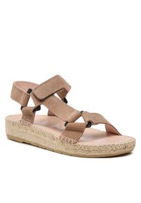 Manebi Espadryle Hiking Sandals W 1.9 JH Beżowy. Kolor: beżowy. Materiał: zamsz, skóra #5