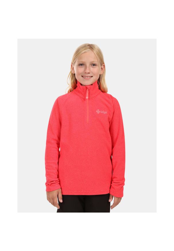 Polarowa warstwa środkowa dla dzieci Kilpi ALMERI-J. Kolor: różowy. Materiał: polar. Sezon: zima. Sport: narciarstwo