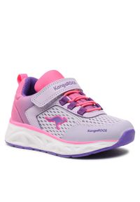 Sneakersy KangaRoos K-Cb Boom Ev 10004 000 6158 Frost Pink/Silver. Kolor: różowy. Materiał: skóra