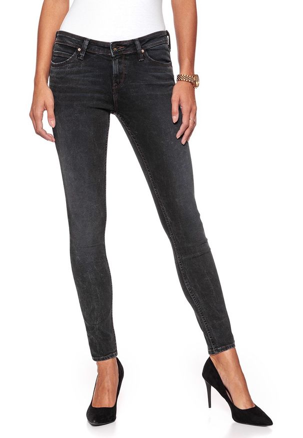 Lee - JEANSY DAMSKIE LEE TOXEY BLACK MARBLED L527WLSG. Stan: obniżony
