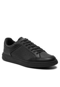 Calvin Klein Sneakersy Low Top Lace Up Lth Perf Mono HM0HM01428 Czarny. Kolor: czarny. Materiał: skóra