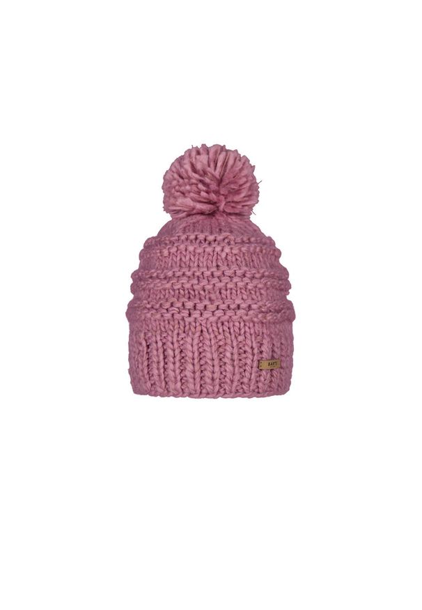 Kapelusz damski Barts Jasmin. Kolor: różowy. Materiał: prążkowany, dziergany. Wzór: melanż. Styl: klasyczny