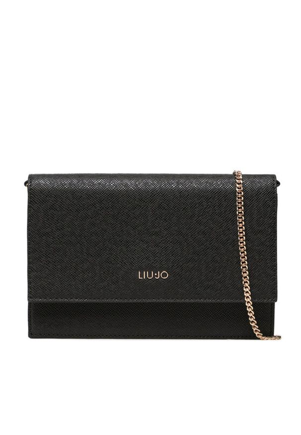 Liu Jo Torebka Xs Crossbody AXX018 E0087 Czarny. Kolor: czarny. Materiał: skórzane