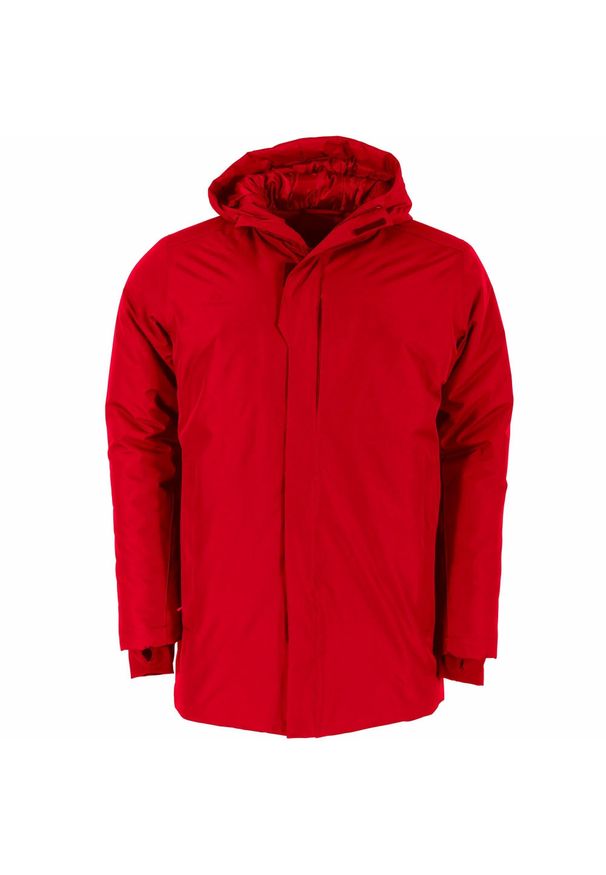 STANNO - Dziecięca pikowana wodoodporna kurtka treningowa Stanno Prime. Kolor: czerwony