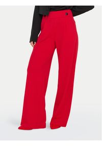 JDY Spodnie materiałowe Geggo 15208430 Czerwony Wide Leg. Kolor: czerwony. Materiał: syntetyk