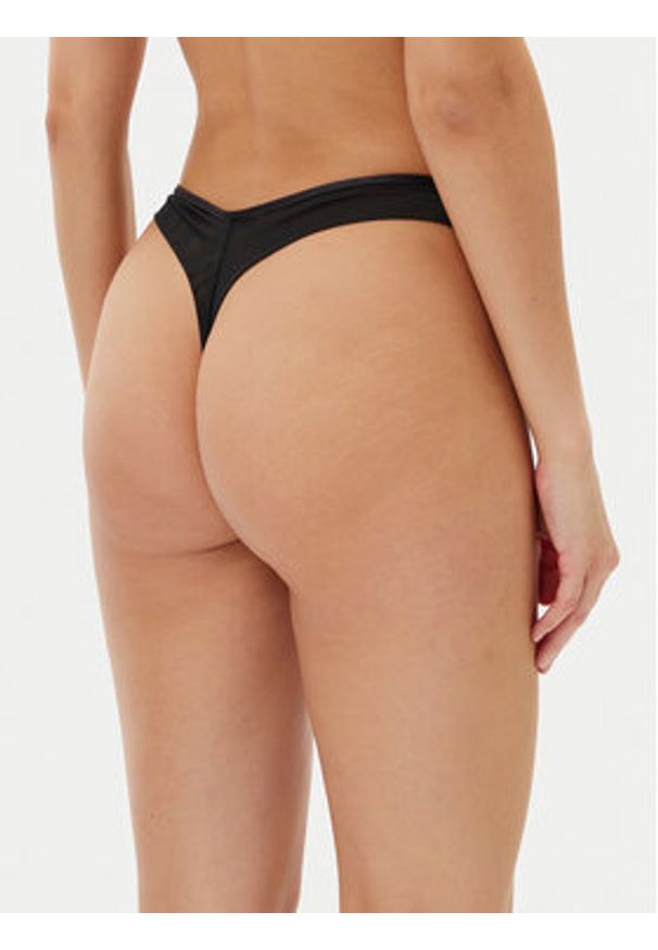 Hunkemöller Stringi Anouk 300949 Czarny. Kolor: czarny. Materiał: syntetyk