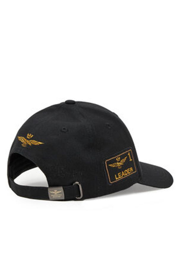 Aeronautica Militare Czapka z daszkiem 251HA1150CT3043 Czarny. Kolor: czarny. Materiał: bawełna, materiał