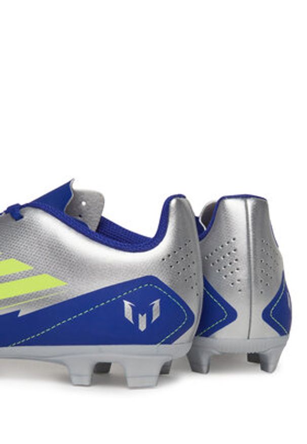Adidas - adidas Buty do piłki nożnej F50 Club Messi Firm/Multi-Ground IH0926 Szary. Kolor: szary. Materiał: skóra
