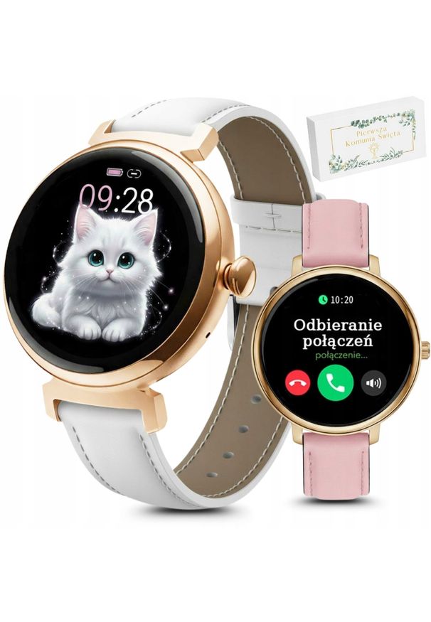 Zegarek dziecięcy SMARTWATCH Rubicon AMOLED F21 / 2 paski. Rodzaj zegarka: smartwatch