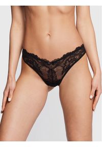 Emporio Armani Underwear Figi brazylijskie 164589 2F206 00020 Czarny. Kolor: czarny. Materiał: syntetyk