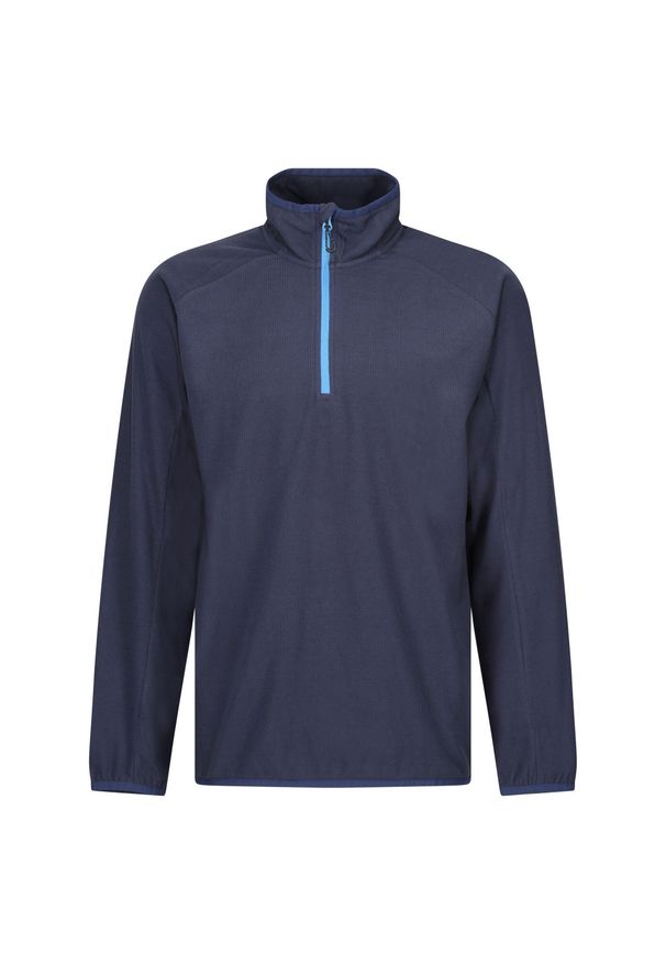 Regatta - Bluza Polarowa Męska Suwak Do Połowy Navigate. Kolor: niebieski. Materiał: polar. Sezon: zima. Styl: sportowy. Sport: turystyka piesza