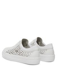 Rieker Sneakersy L8831-80 Biały. Kolor: biały. Materiał: skóra #3