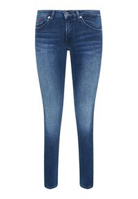 Tommy Jeans Jeansy Sophie DW0DW09214 Granatowy Skinny Fit. Kolor: niebieski