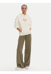 Roxy Bluza Surf Stoked Crew Brushed Vint ERJFT05018 Écru Regular Fit. Materiał: bawełna #5