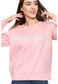 Wrangler - BLUZA WRANGLER LOGO SWEAT BRIDAL ROSE W6N2HYP01 #4