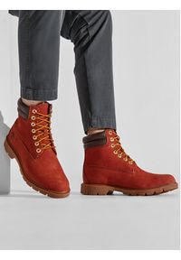 Timberland Trapery 6in Wr Basic TB0A2853V17 Pomarańczowy. Kolor: pomarańczowy. Materiał: nubuk, skóra