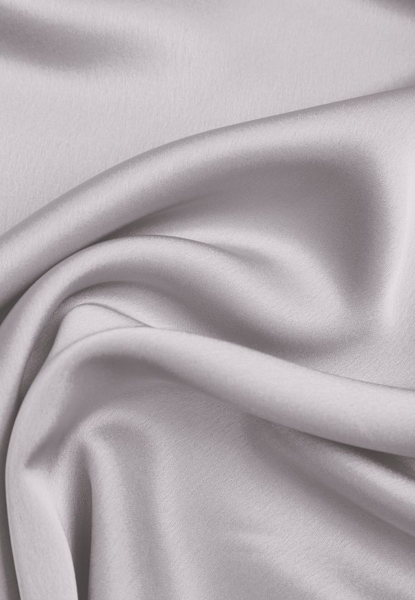 Born2be - Szara Satynowa Spódnica Maxi Shapas. Stan: podwyższony. Kolor: szary. Materiał: satyna