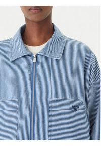 Roxy Kurtka jeansowa Beachfront Bliss ERJJK03702 Błękitny Regular Fit. Kolor: niebieski. Materiał: bawełna #2