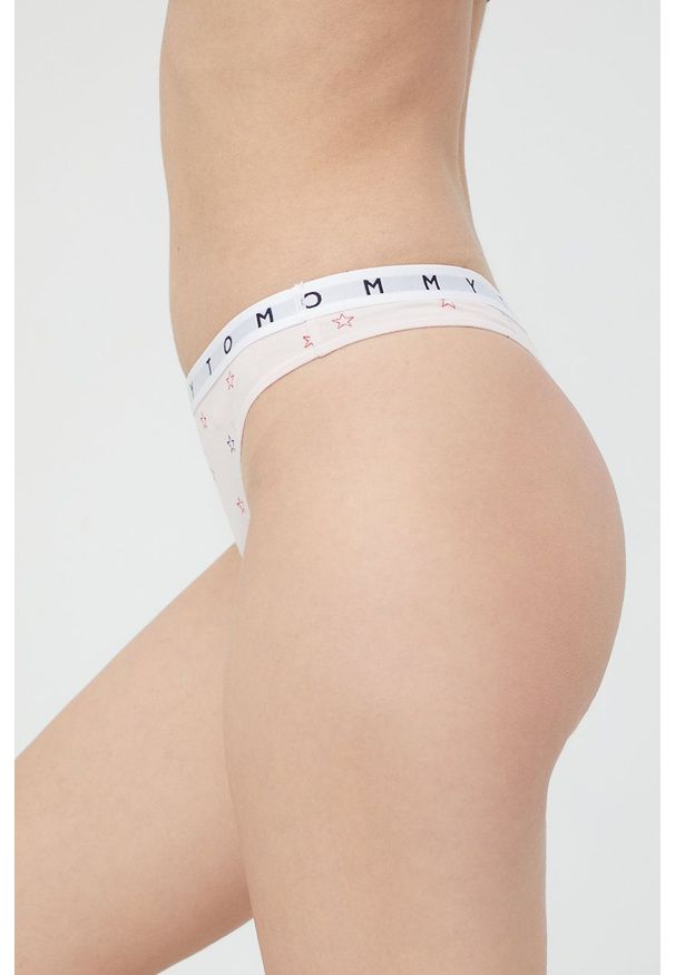 TOMMY HILFIGER - Tommy Hilfiger stringi (3-pack). Materiał: materiał, bawełna
