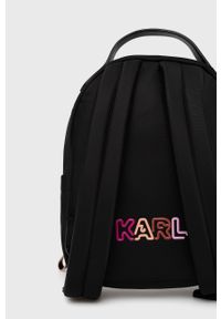 Karl Lagerfeld - Plecak. Kolor: czarny. Materiał: materiał #4