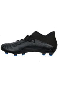 Adidas - Buty piłkarskie adidas Predator Edge.3 Fg M GV9856 czarne czarne. Zapięcie: sznurówki. Kolor: czarny. Materiał: syntetyk, guma. Sport: piłka nożna