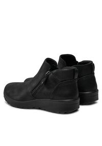 skechers - Skechers Botki Lovely Vibe 158952/BBK Czarny. Kolor: czarny. Materiał: materiał