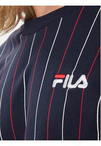 Fila Bluza FAM0656 Granatowy Regular Fit. Kolor: niebieski. Materiał: bawełna