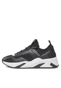 Guess Sneakersy Geniver2 FLPGE2 FAB12 Czarny. Kolor: czarny. Materiał: materiał #7