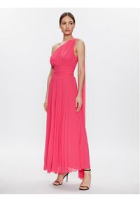 ViCOLO Sukienka wieczorowa TE0032 Różowy Regular Fit. Kolor: różowy. Materiał: syntetyk. Styl: wizytowy #1