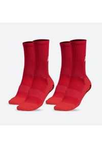 RINAT - Sportowa skarpeta antypoślizgowa ANTISLIP SOCKS dla dorosłych Czerwony Zestaw 2. Kolor: czerwony. Sport: piłka nożna
