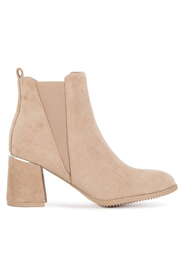 Jenny Fairy Botki WFA3048-1 Beżowy. Kolor: beżowy. Materiał: materiał