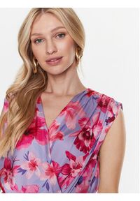 Pinko Sukienka codzienna 100942 A0M8 Fioletowy Regular Fit. Okazja: na co dzień. Kolor: fioletowy. Materiał: syntetyk. Typ sukienki: proste. Styl: casual #5