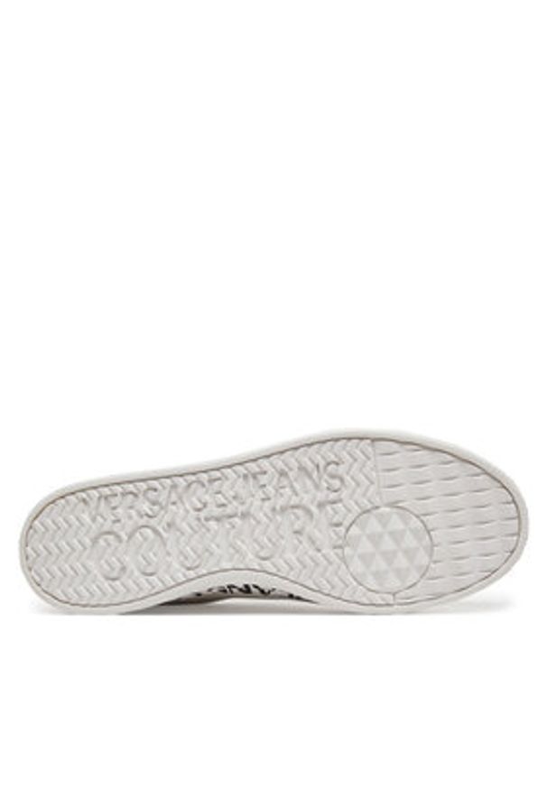 Versace Jeans Couture Sneakersy 78YA3SK6 Biały. Kolor: biały. Materiał: zamsz, skóra