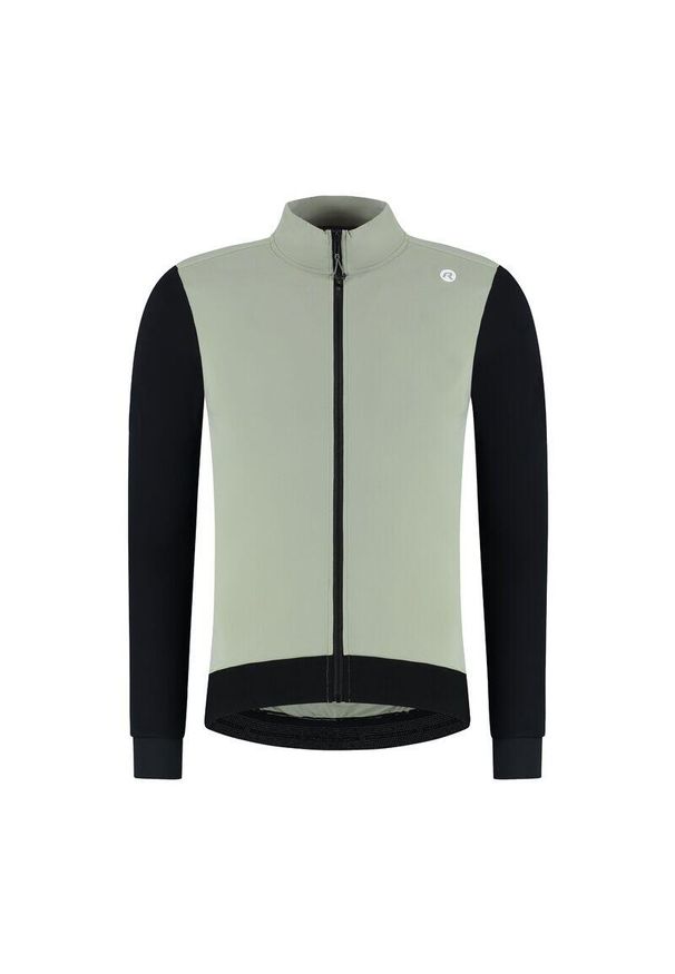 ROGELLI - Koszulka rowerowa męska Rogelli Distance II z długim rękawem. Kolor: wielokolorowy, szary, czarny. Materiał: skóra. Długość rękawa: długi rękaw. Długość: długie. Sport: kolarstwo