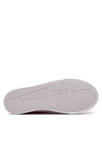 TOMMY HILFIGER - Tommy Hilfiger Trampki Low Cut Lace-Up Sneaker T3A9-33185-1687 S Różowy. Kolor: różowy #6